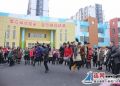 东海县幼儿园举行“庆三八”集体跳绳比赛活动