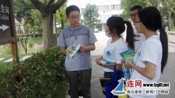 绿色之行,环卫港城暑期社会实践活动 --第三天