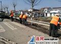 灌南加强公路病害修补提升群众出行满意度