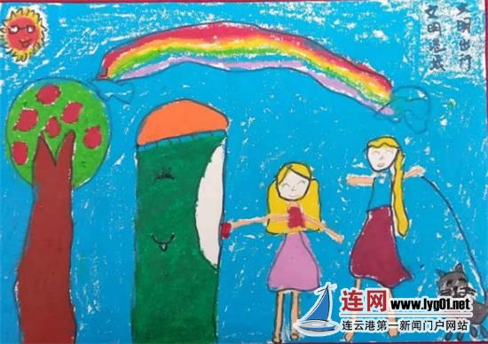宁海魏湾小学举行创文明城市主题活动绘画比赛