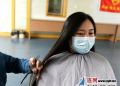 连云港市第二人民医院20位医护剪发准备出征湖北